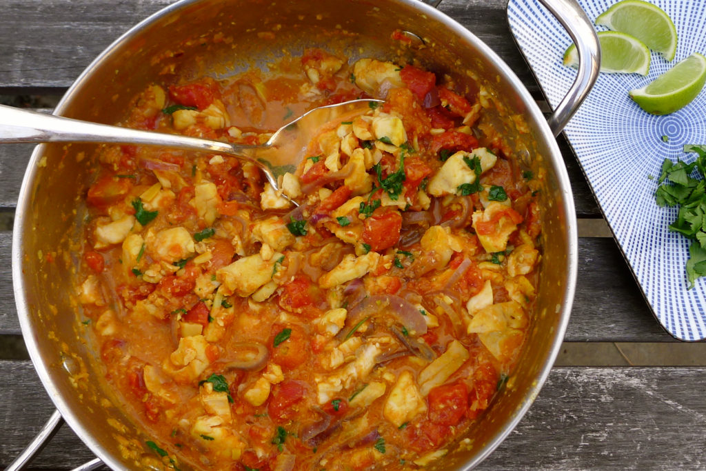 Red Snapper Curry with Fenugreek & Lime 