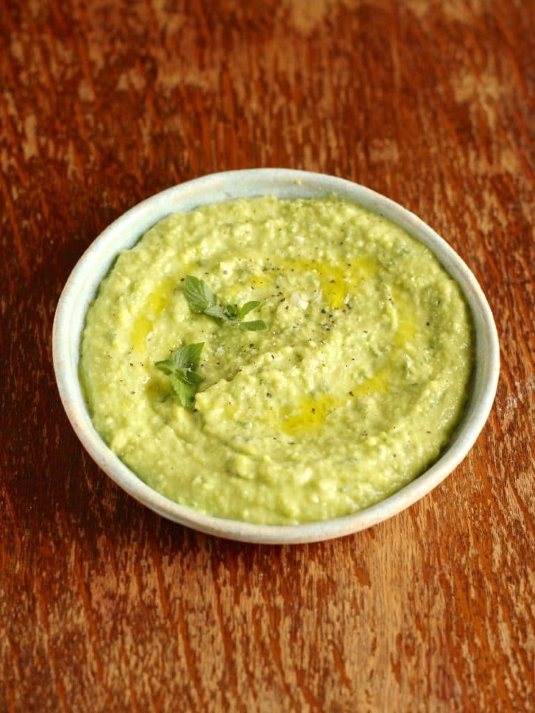 Broad Bean and Mint Dip | Natural Kitchen Adventures