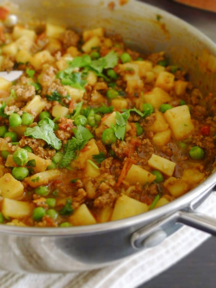 Lamb Keema with Parsnips & Peas