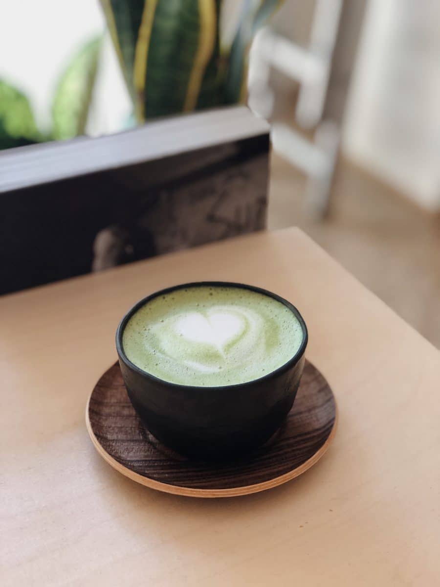 Matcha Green Tea Almond Latte
