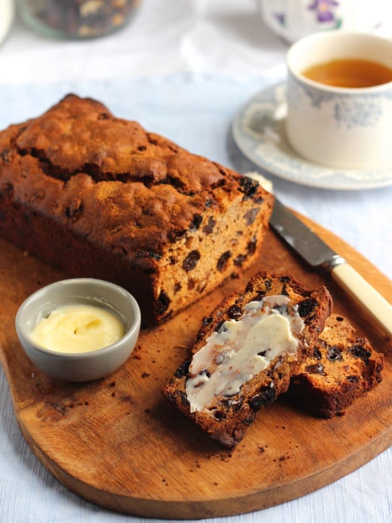 Gluten Free Bara Brith, a Welsh tea loaf by Natural Kitchen Adventures 