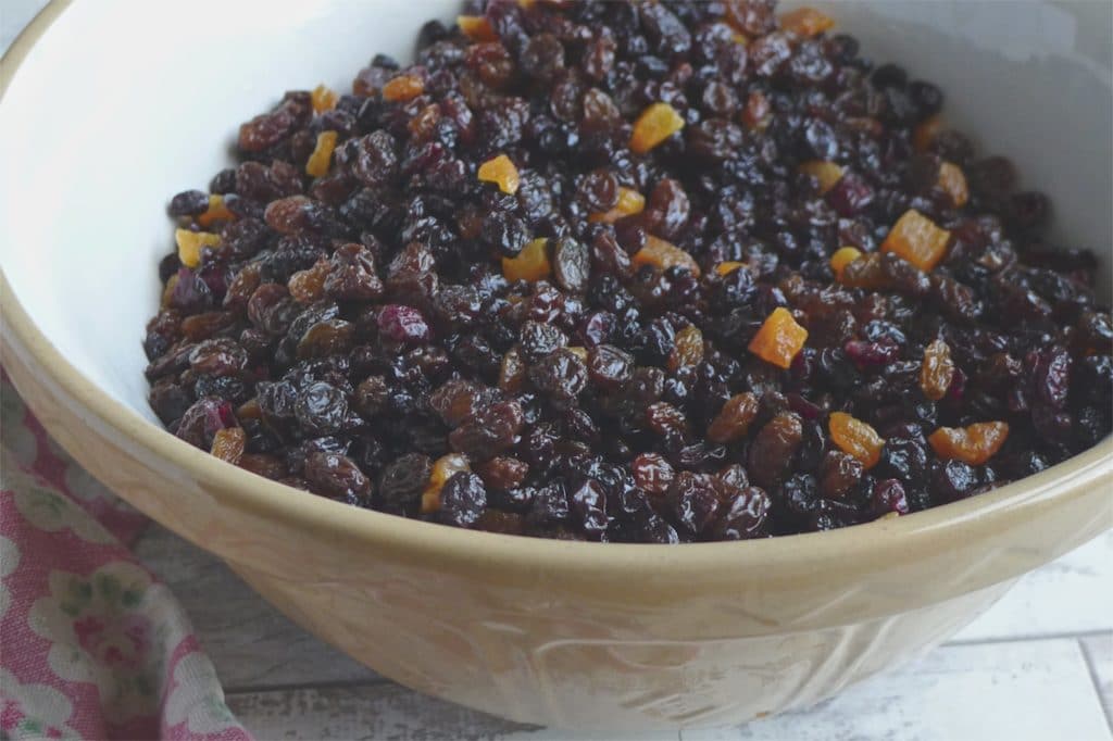 Christmas Cake with Amaretto Soaked Fruit {gluten free}
