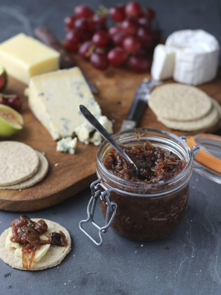 slow cooker apple chutney coconut sugar vegan gluten free cheese board