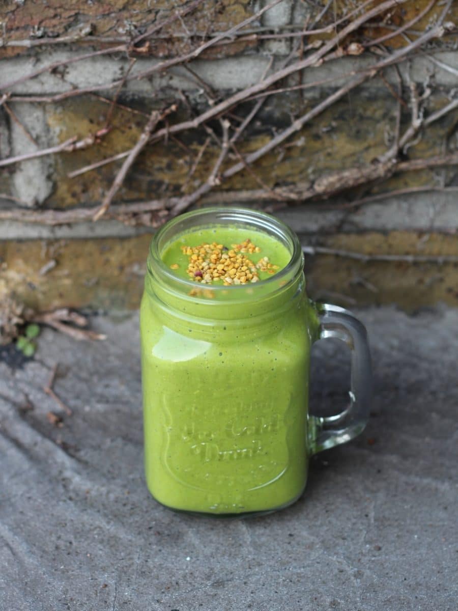 Oaty Green Smoothie with Orange