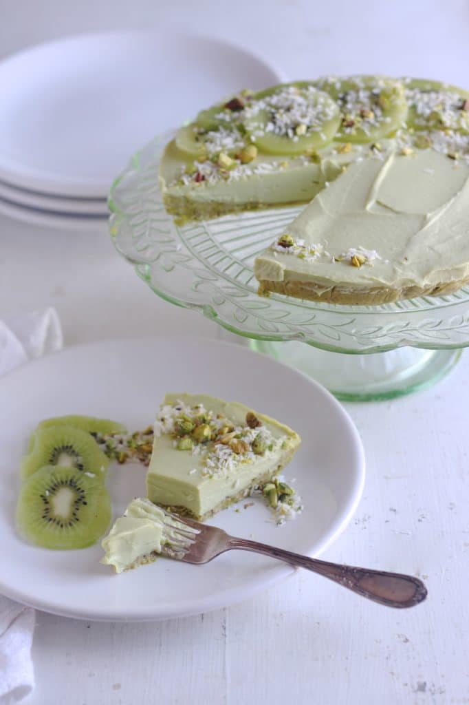 Lime Avocado Cheesecake | Raw, vegan, gluten free, dairy free | Natural Kitchen Adventures