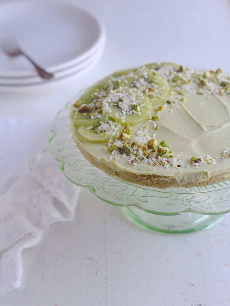 Lime Avocado Cheesecake | Raw, vegan, gluten free, dairy free | Natural Kitchen Adventures