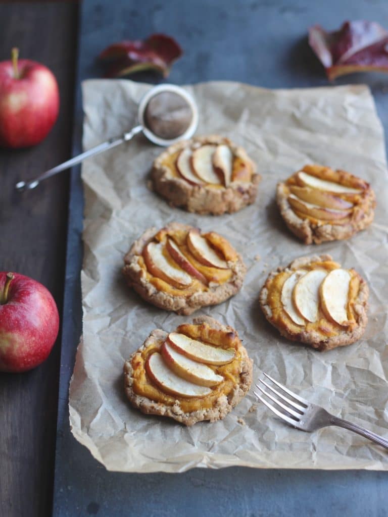 Apple & Squash Hazelnut Pastry Galette | Natural Kitchen Adventures | Gluten Free, Vegan, Dairy Free, Autumn, Halloween