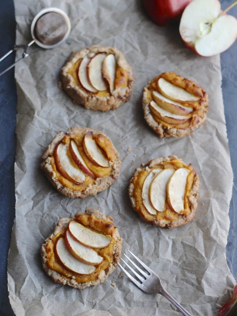 Apple & Squash Hazelnut Pastry Galette | Natural Kitchen Adventures | Gluten Free, Vegan, Dairy Free, Autumn, Halloween