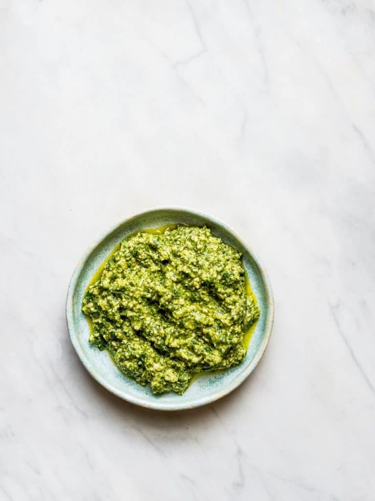 Radish top Pesto Quinoa Salad | Root to tip recipe | Natural Kitchen Adventures
