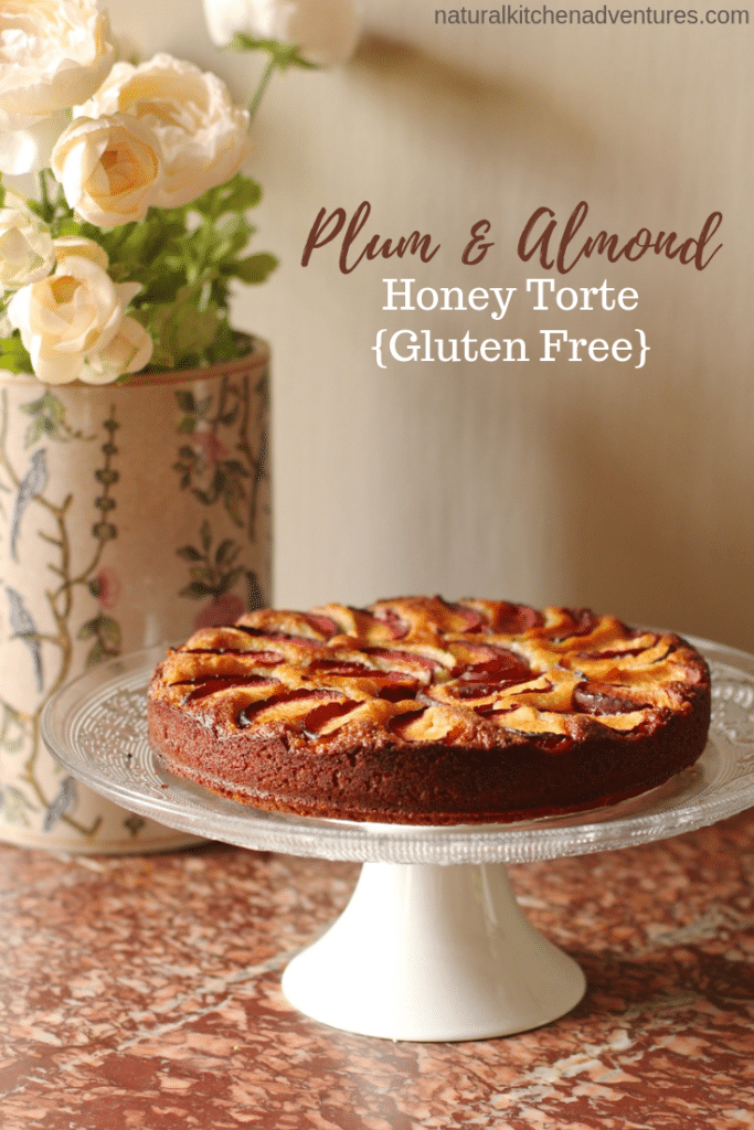 Plum Almond Honey Torte | Natural Kitchen Adventures