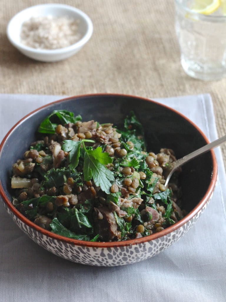 chestnut kale lentil stew | Natural Kitchen Adventures