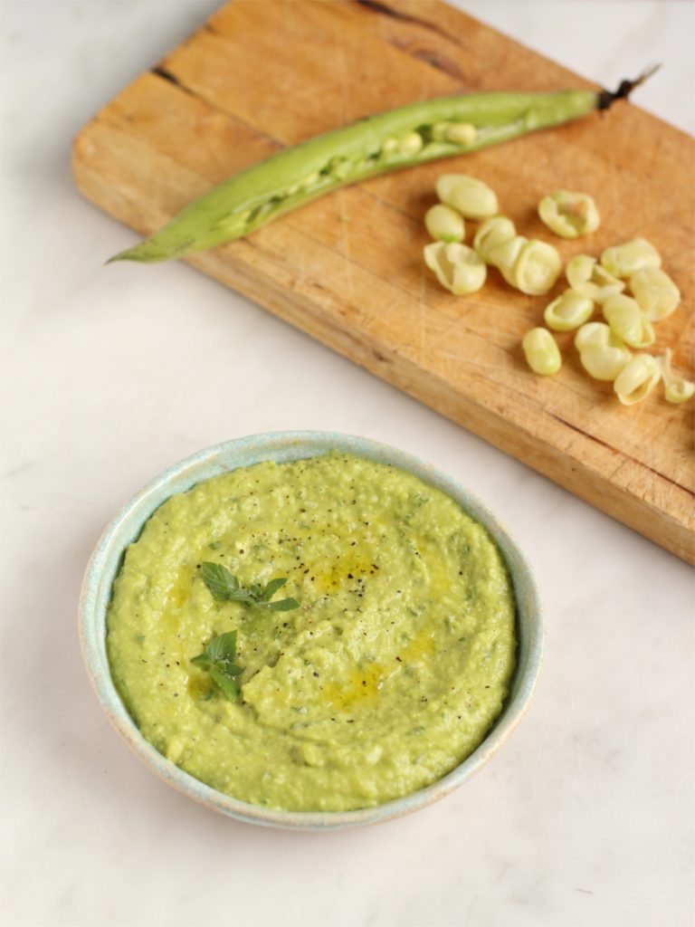 Broad Bean Dip | Natural Kitchen Adventures