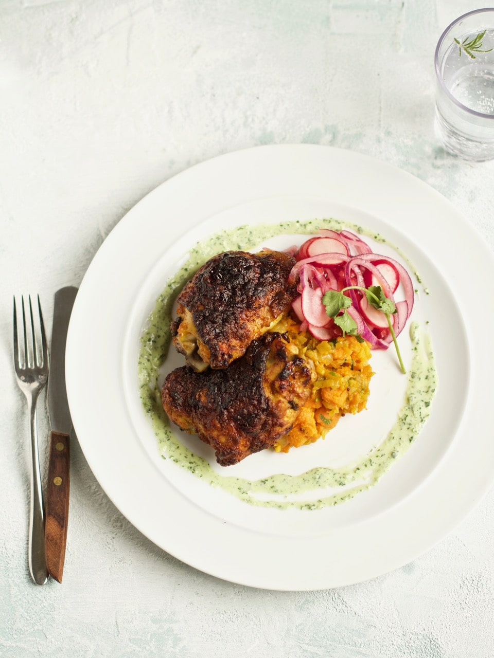 Spiced chicken thighs | Ceri Jones Chef 