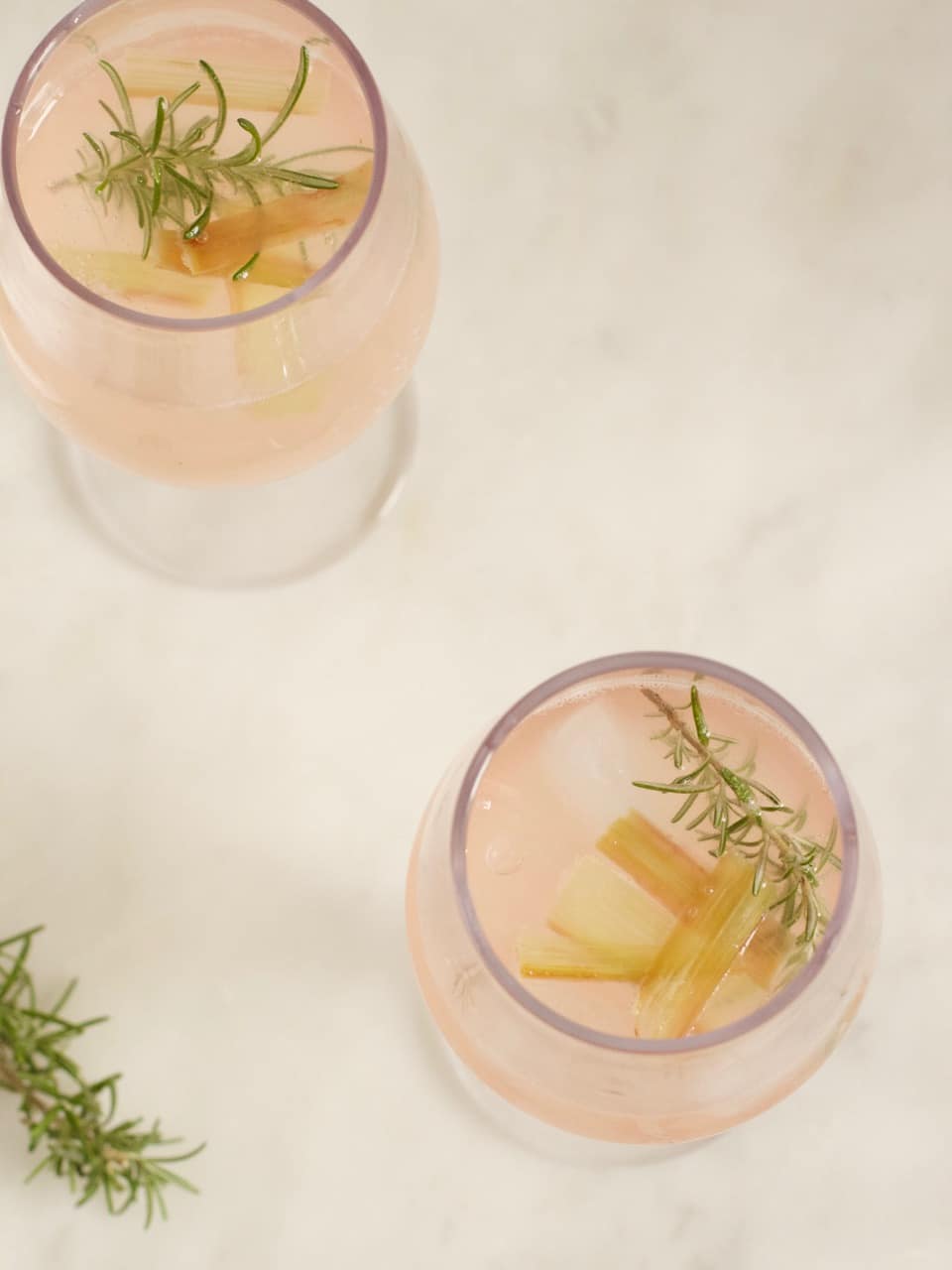 Rhubarb Cordial & Tonic | Ceri Jones Chef