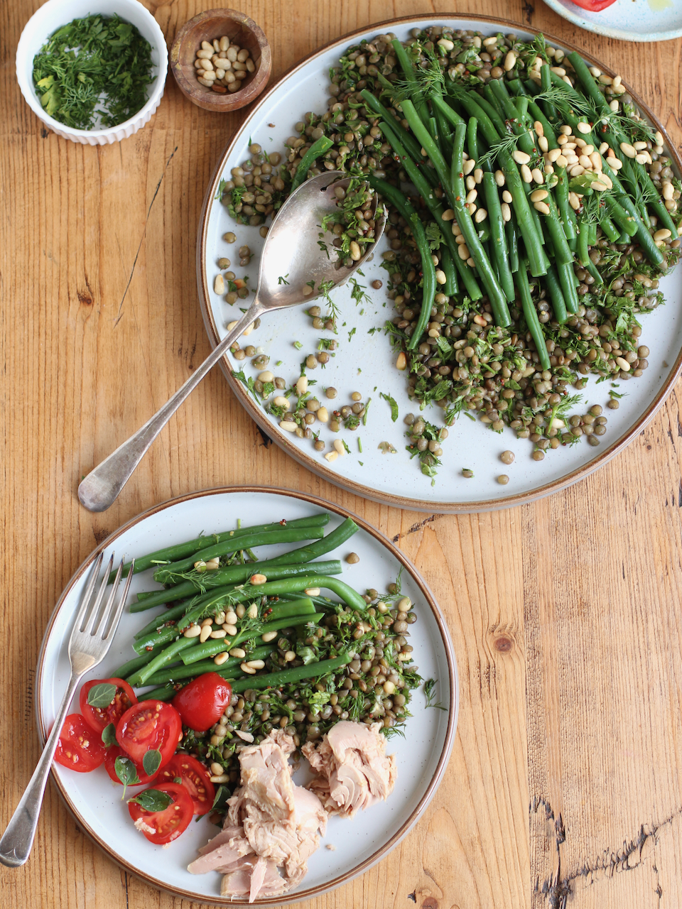 Green Bean Lentil Salad